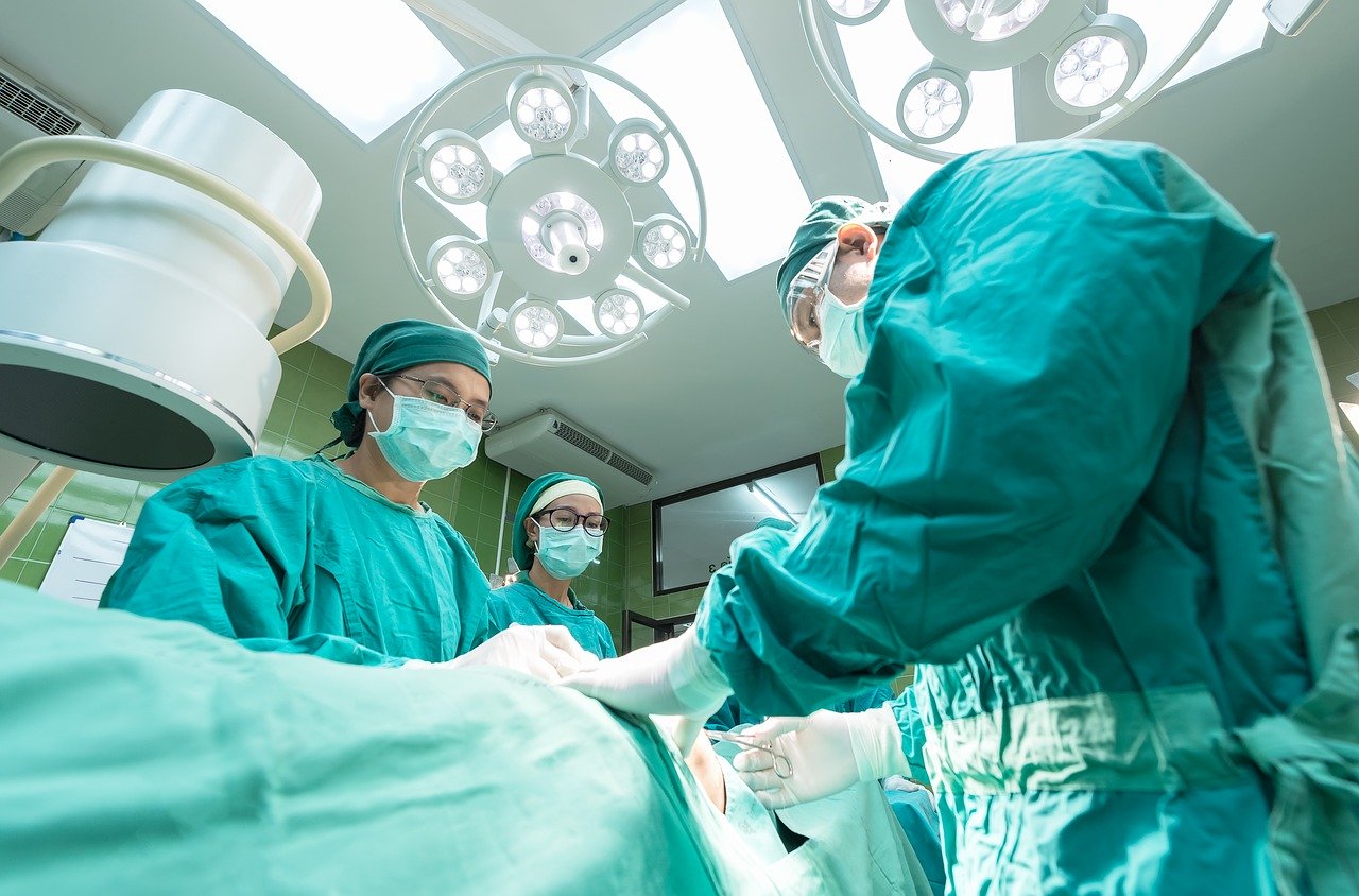 medical team in the operating room